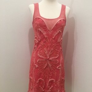 Free People Butterfly beaded dress